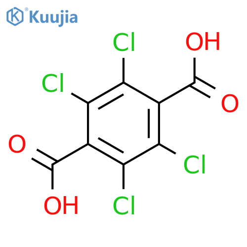 2,3,5,6-Tetrachloroterephthalic Acid structure