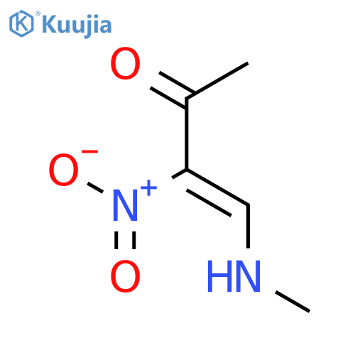 3-Buten-2-one, 4-(methylamino)-3-nitro-, (3Z)- (9CI) structure
