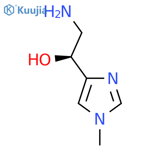 (1S)-2-amino-1-(1-methyl-1H-imidazol-4-yl)ethan-1-ol structure