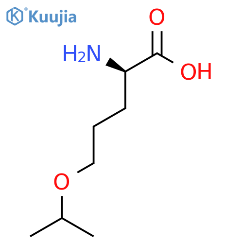 (2R)-2-amino-5-(propan-2-yloxy)pentanoic acid structure