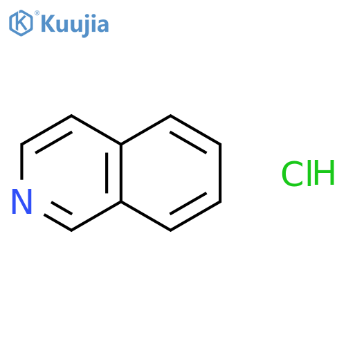Isoquinoline,hydrochloride (1:1) structure
