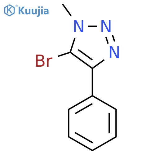 5-Bromo-1-methyl-4-phenyltriazole structure