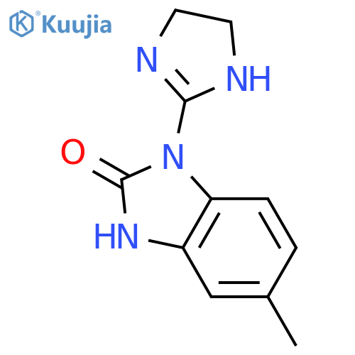 1-(4,5-dihydro-1H-imidazol-2-yl)-1,3-dihydro-5-methyl-2H-Benzimidazol-2-one structure