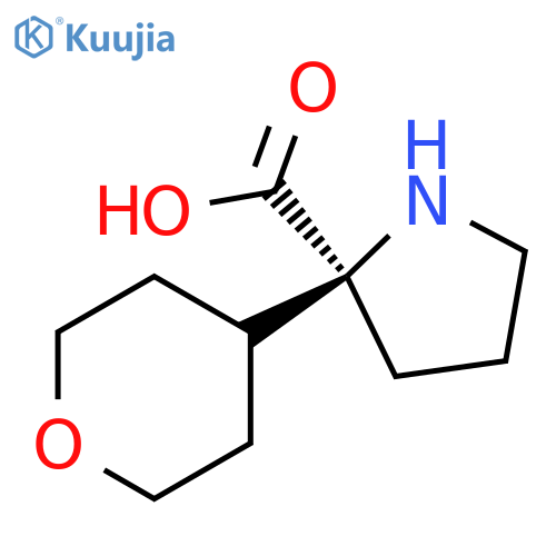 D-Proline, 2-(tetrahydro-2H-pyran-4-yl)- structure
