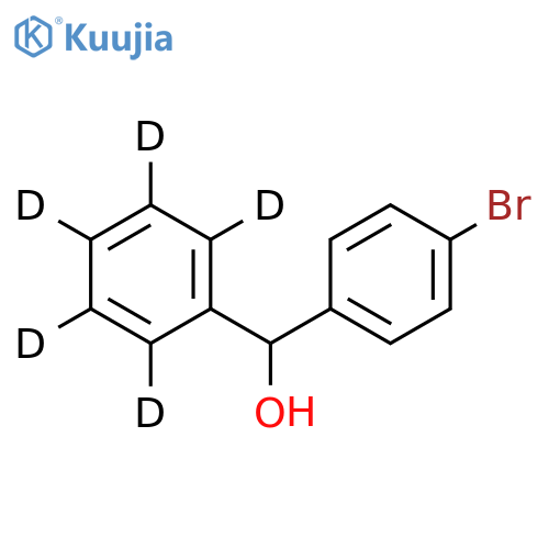 4-Bromo-a-phenylbenzenemethanol-d5 structure