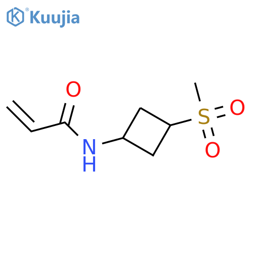 N-(3-Methylsulfonylcyclobutyl)prop-2-enamide structure