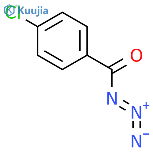 Benzoyl azide, 4-chloro- structure
