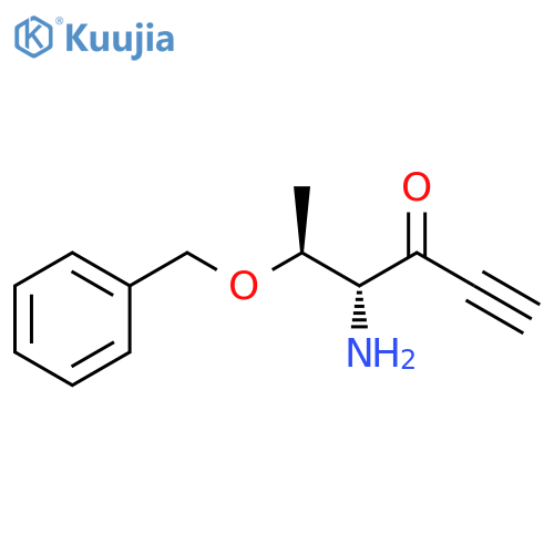 1-Hexyn-3-one, 4-amino-5-(phenylmethoxy)-, (4R,5S)- structure