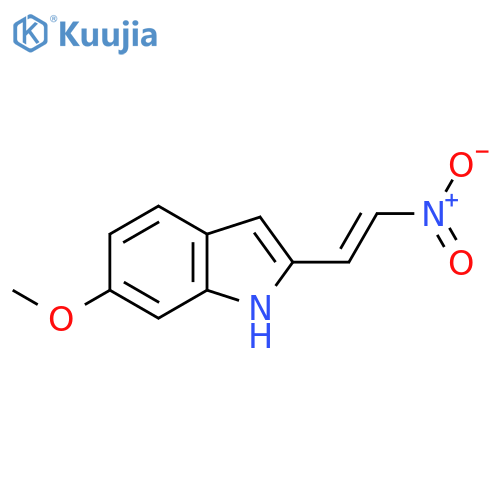6-methoxy-2-(2-nitroethenyl)-1H-indole structure