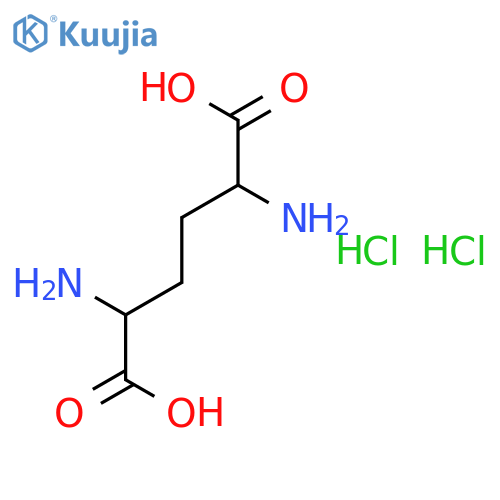 (2R,5S)-2,5-Diaminohexanedioic acid dihydrochloride structure