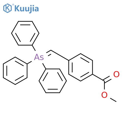 Benzoic acid, 4-[(triphenylarsoranylidene)methyl]-, methyl ester structure