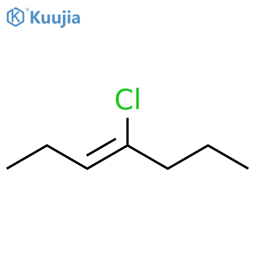 3-Heptene, 4-chloro-, (Z)- structure