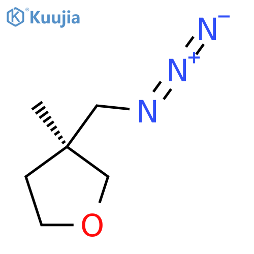 (3S)-3-(azidomethyl)-3-methyloxolane structure