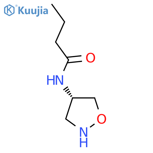 N-[(4S)-1,2-oxazolidin-4-yl]butanamide structure