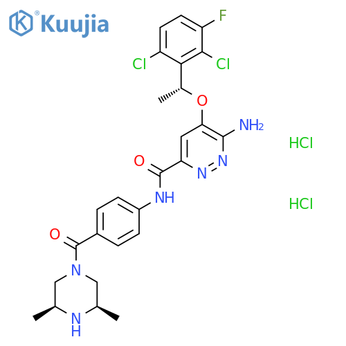 Ensartinib dihydrochloride structure