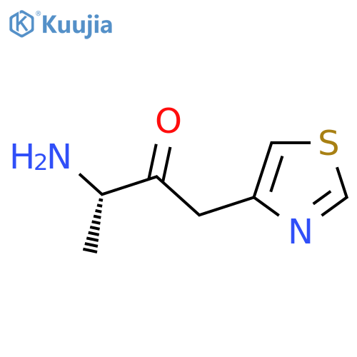 (3S)-3-amino-1-(1,3-thiazol-4-yl)butan-2-one structure