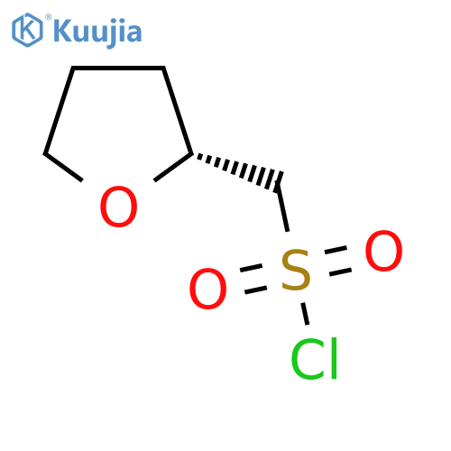(2R)-oxolan-2-ylmethanesulfonyl chloride structure