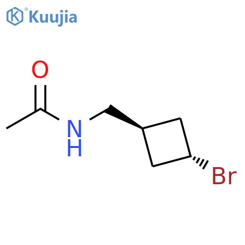 Acetamide, N-[(trans-3-bromocyclobutyl)methyl]- structure