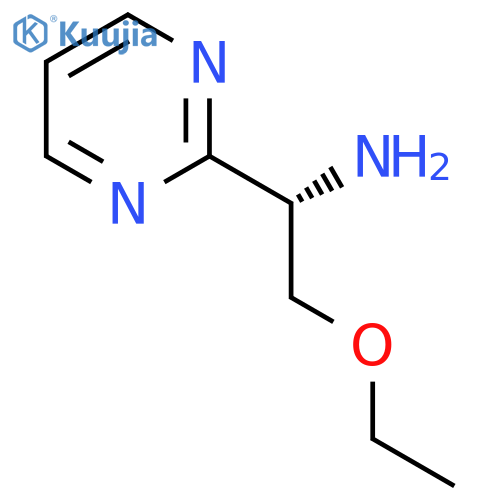 (1S)-2-ethoxy-1-(pyrimidin-2-yl)ethan-1-amine structure
