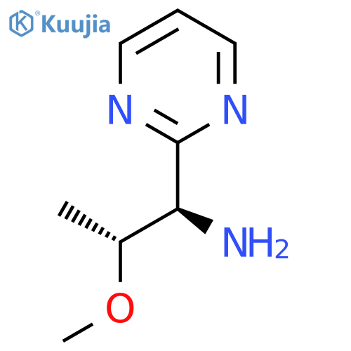 (1R,2R)-2-methoxy-1-(pyrimidin-2-yl)propan-1-amine structure
