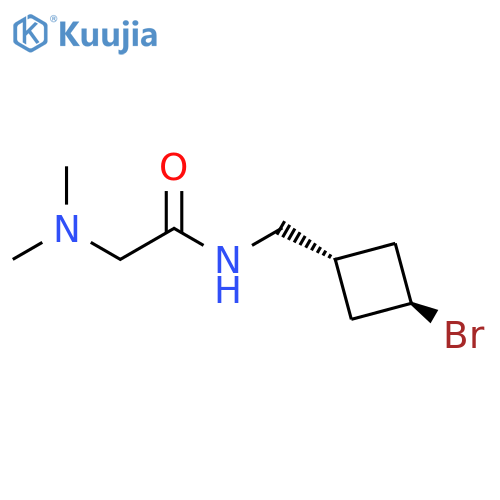 Acetamide, N-[(trans-3-bromocyclobutyl)methyl]-2-(dimethylamino)- structure