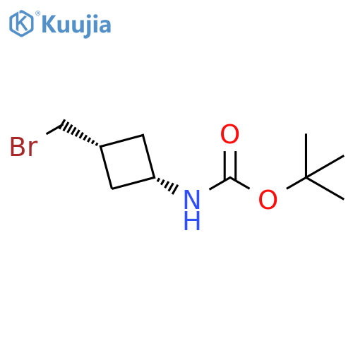 tert-butyl N-[(1s,3s)-3-(bromomethyl)cyclobutyl]carbamate, cis structure