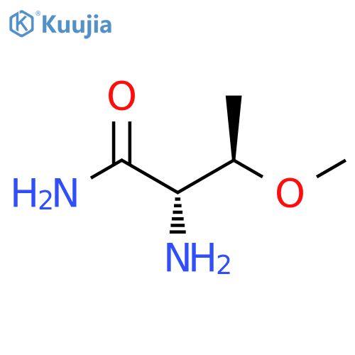 (2S,3R)-2-amino-3-methoxybutanamide structure