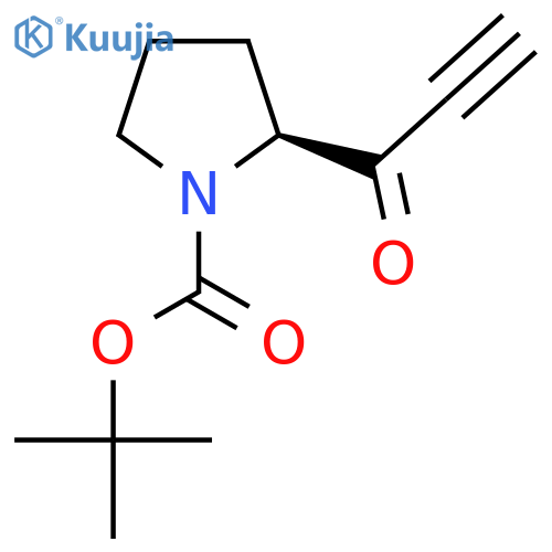 tert-butyl (2S)-2-(prop-2-ynoyl)pyrrolidine-1-carboxylate structure