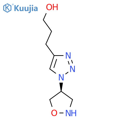 1H-1,2,3-Triazole-4-propanol, 1-(4S)-4-isoxazolidinyl- structure