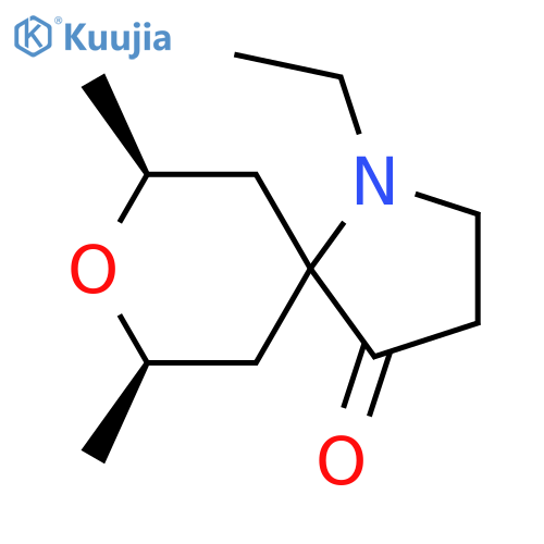 8-Oxa-1-azaspiro[4.5]decan-4-one, 1-ethyl-7,9-dimethyl-, (7R,9S)- structure