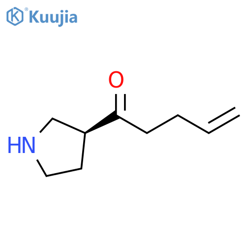 4-Penten-1-one, 1-(3S)-3-pyrrolidinyl- structure