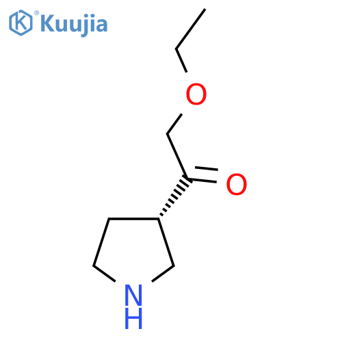 2-ethoxy-1-[(3S)-pyrrolidin-3-yl]ethan-1-one structure