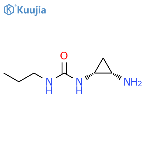 Urea, N-[(1R,2S)-2-aminocyclopropyl]-N'-propyl- structure