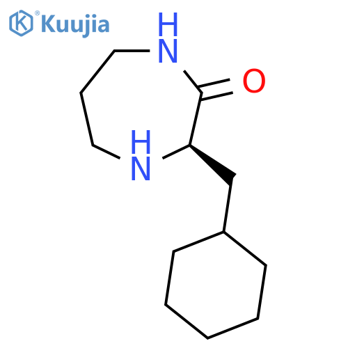 (3R)-3-(cyclohexylmethyl)-1,4-diazepan-2-one structure