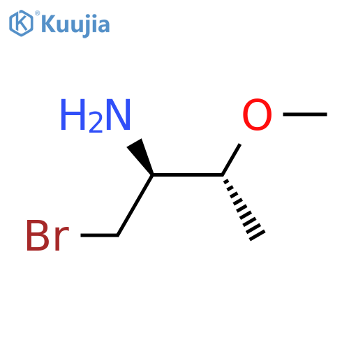 (2S,3R)-1-bromo-3-methoxybutan-2-amine structure