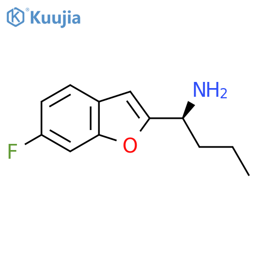 (1S)-1-(6-fluoro-1-benzofuran-2-yl)butan-1-amine structure