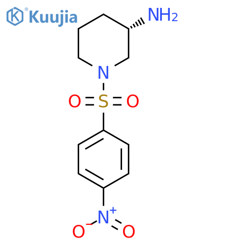 (3S)-1-(4-nitrobenzenesulfonyl)piperidin-3-amine structure