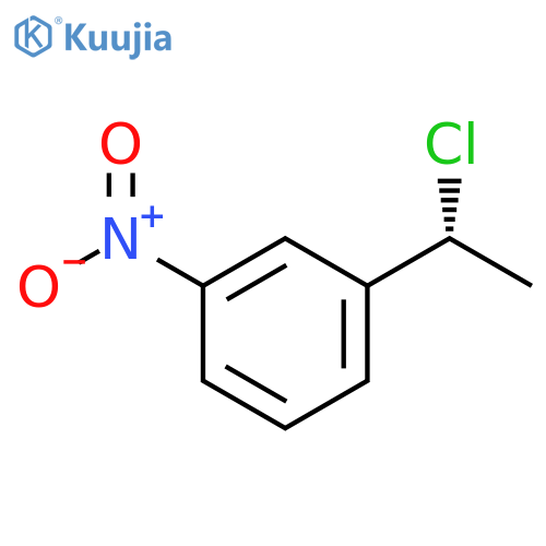1-(1R)-1-chloroethyl-3-nitrobenzene structure
