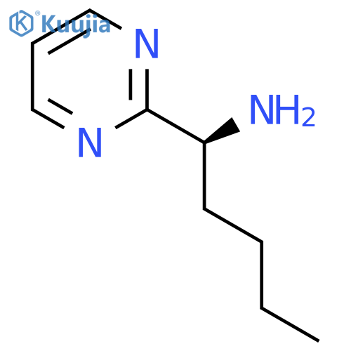 (1S)-1-(pyrimidin-2-yl)pentan-1-amine structure