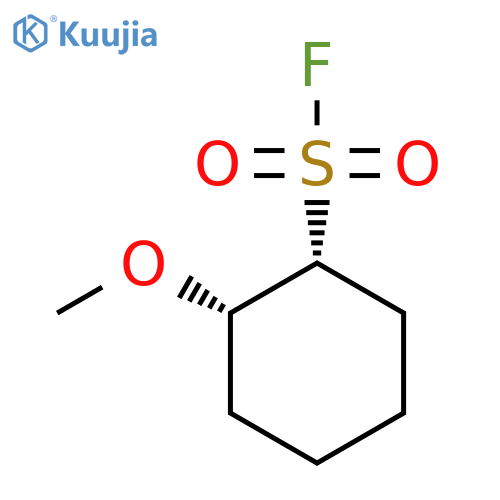 (1R,2S)-2-methoxycyclohexane-1-sulfonyl fluoride structure