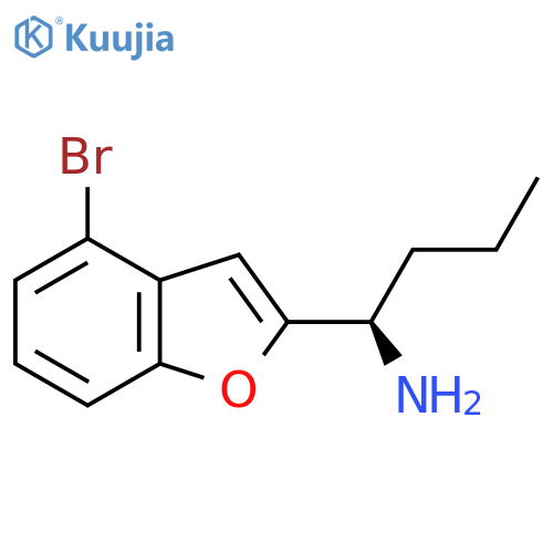 (1R)-1-(4-bromo-1-benzofuran-2-yl)butan-1-amine structure