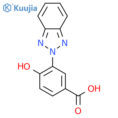 Benzoic acid, 3-(2H-benzotriazol-2-yl)-4-hydroxy- structure