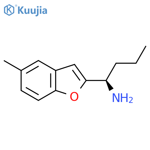 (1R)-1-(5-methyl-1-benzofuran-2-yl)butan-1-amine structure