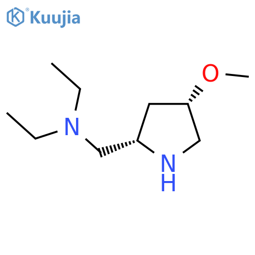diethyl({[(2S,4S)-4-methoxypyrrolidin-2-yl]methyl})amine structure