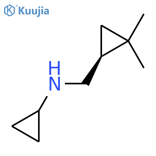 N-{(1S)-2,2-dimethylcyclopropylmethyl}cyclopropanamine structure