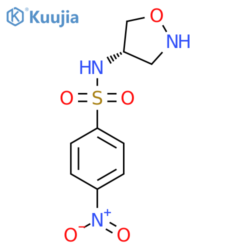4-nitro-N-(4S)-1,2-oxazolidin-4-ylbenzene-1-sulfonamide structure