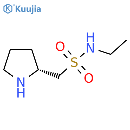 N-ethyl-1-(2R)-pyrrolidin-2-ylmethanesulfonamide structure