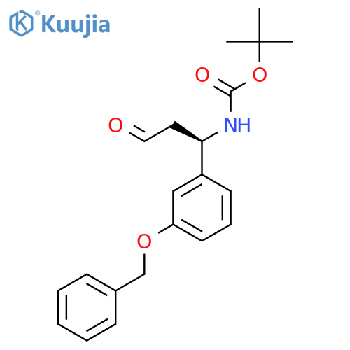 tert-butyl N-(1R)-1-3-(benzyloxy)phenyl-3-oxopropylcarbamate structure