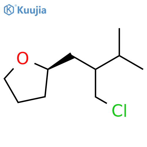 Furan, 2-[2-(chloromethyl)-3-methylbutyl]tetrahydro-, (2R)- structure