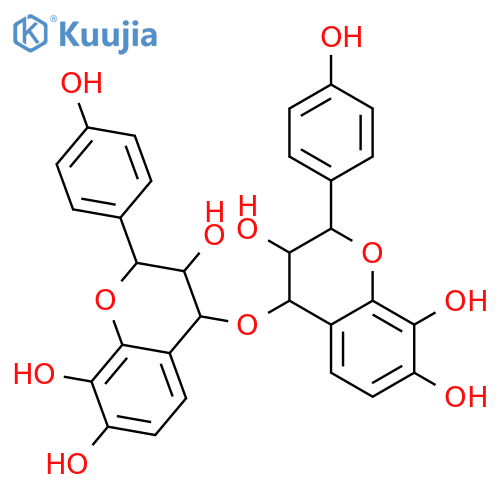 3,4',7,8-Tetrahydroxyflavan-(4→O→4)-3,4',7,8-tetrahydroxyflavan; (2S,2'R,3R,3'R,4β,4'β)-form structure